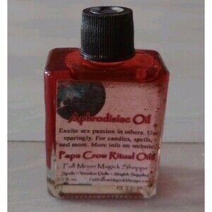 Aphrodisiac Oil Triple Cast Dressing Anointing Conjure Magick Works 1/2 Fl Oz